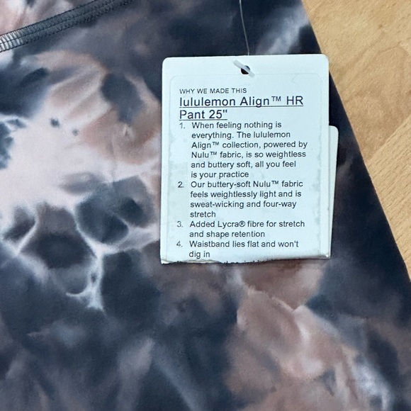 Brand New Lululemon Align HR Pant 25” - Picture 2 of 10